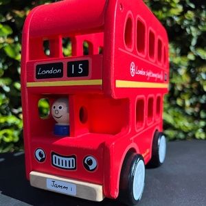 Indigo Jamm Wooden London Double Decker Bus London Sight Seeing Tour Bernie Bus